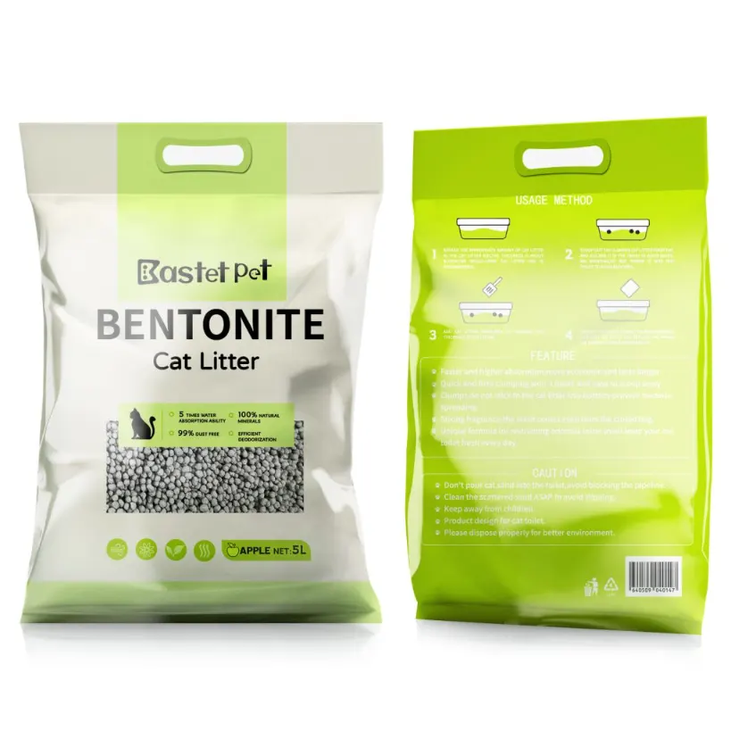 bentonite cat litter fine granules—fast clumping, low dust2