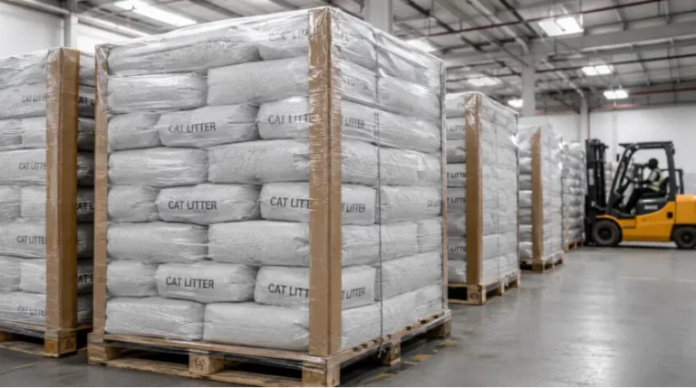 Bulk Bentonite Litter Packaging Preventing Granule Degradation