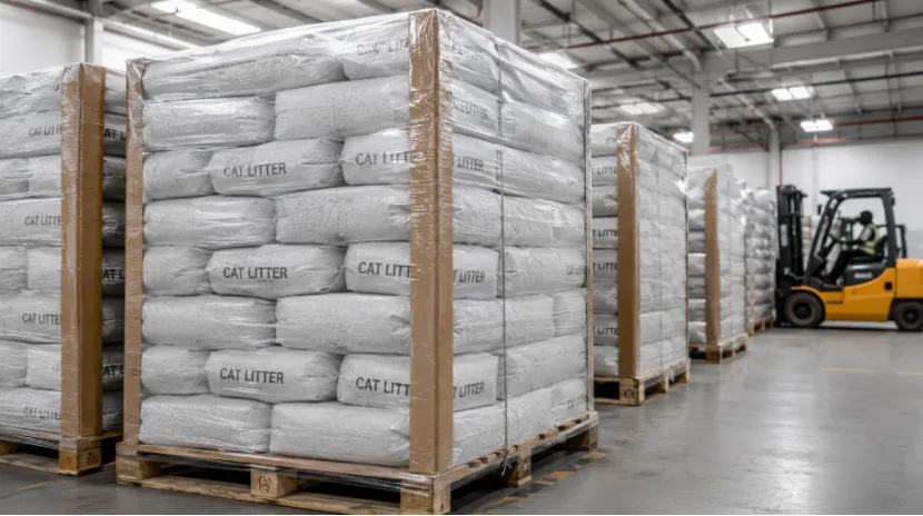 Bulk Bentonite Litter Packaging Preventing Granule Degradation