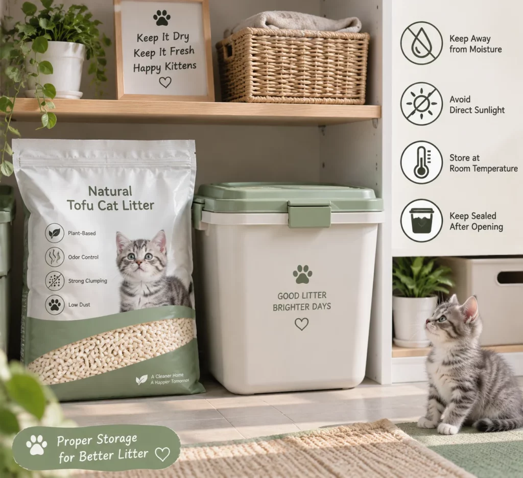 How to Store Cat Litter Keep Bags Dry, Clean, and Ready to Use